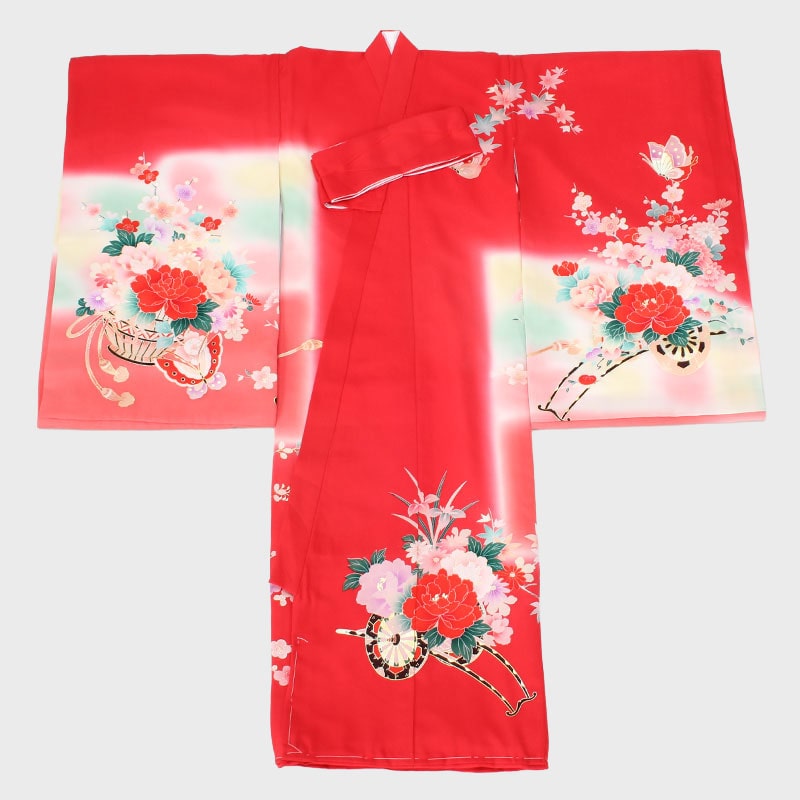 女児お宮参り着物 初着(長襦袢付き)