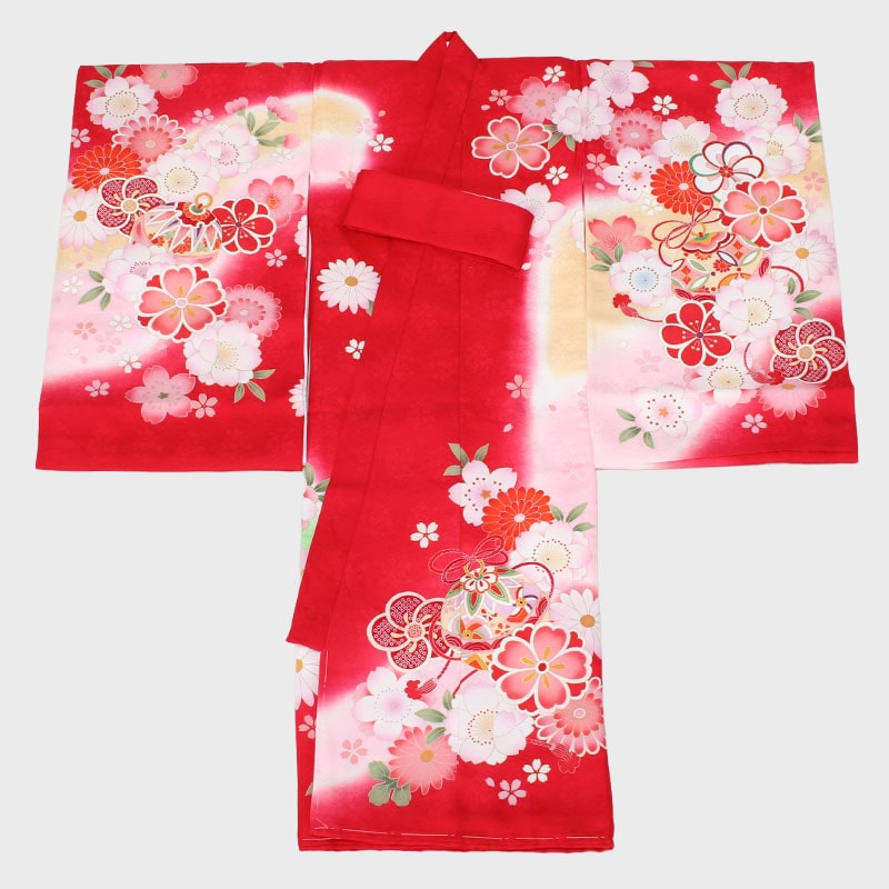 女児お宮詣り着物 初着(長襦袢付き)