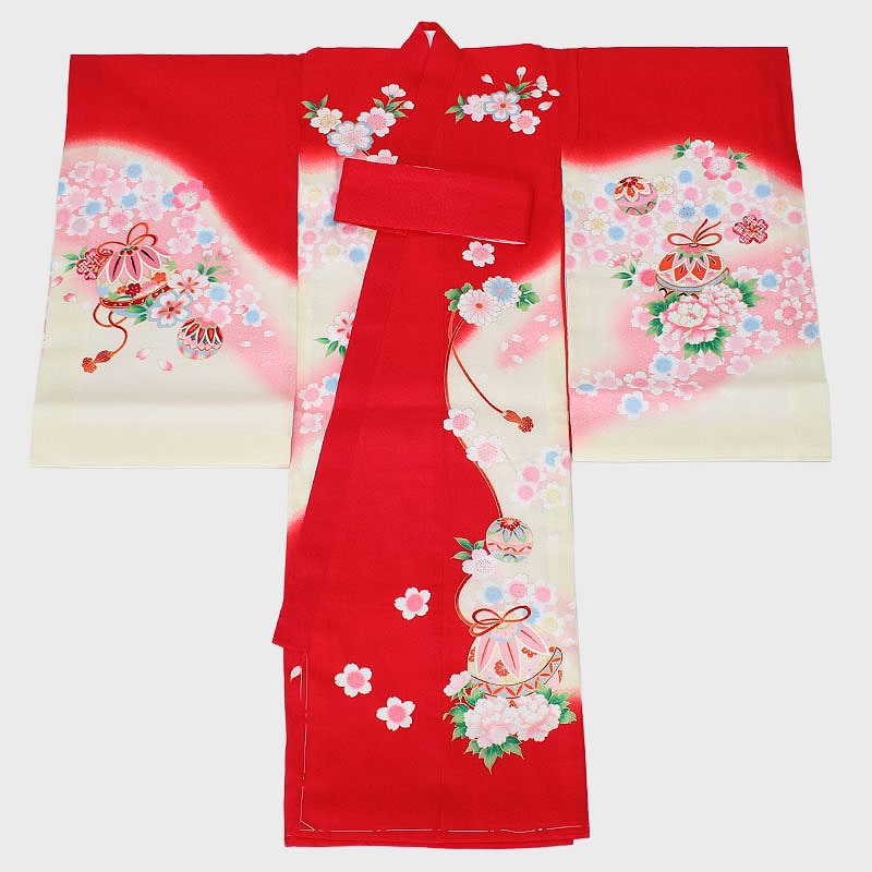 女児お宮詣り着物 初着(長襦袢付き)