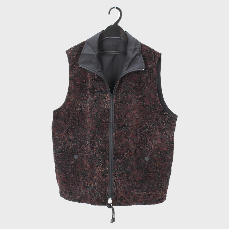 婦人ベロアリバーシブルベスト