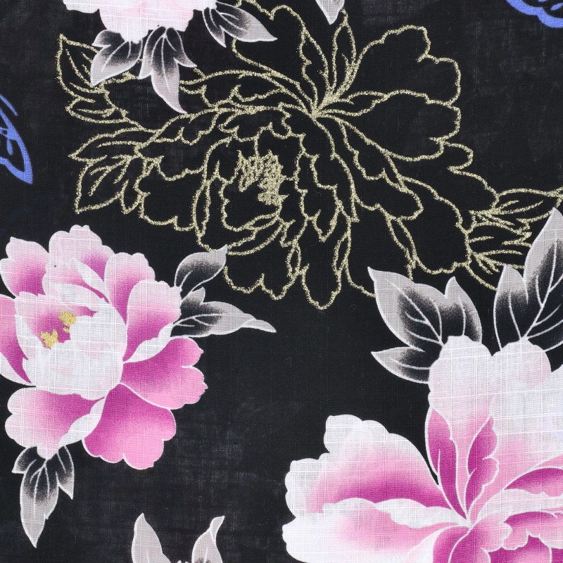 婦人『きらみやび』金ラメ仕立て上がりゆかた