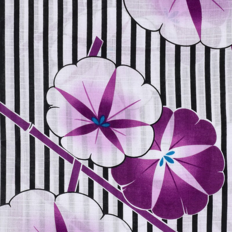 婦人『きらみやび』変り織仕立て上がりゆかた