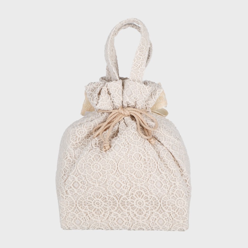 婦人『Wa de Modem』リボンレース巾着 卒業式・袴