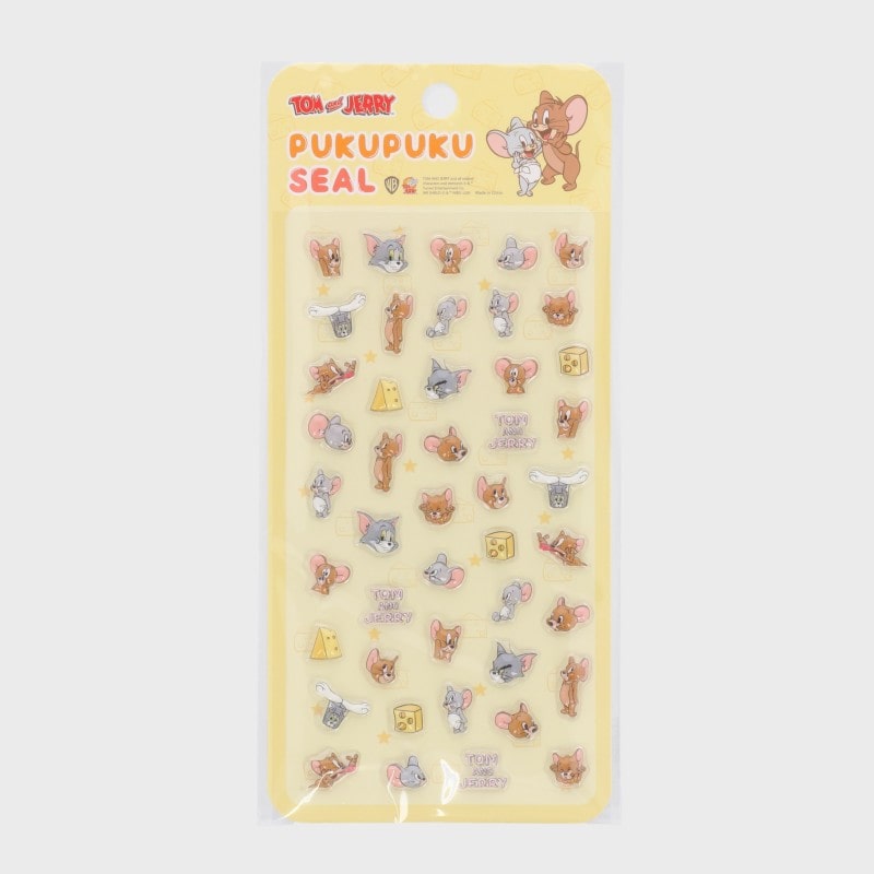 『TOM&JERRY/トム&ジェリ−』ぷくぷく シール (シールの柄は選べません)