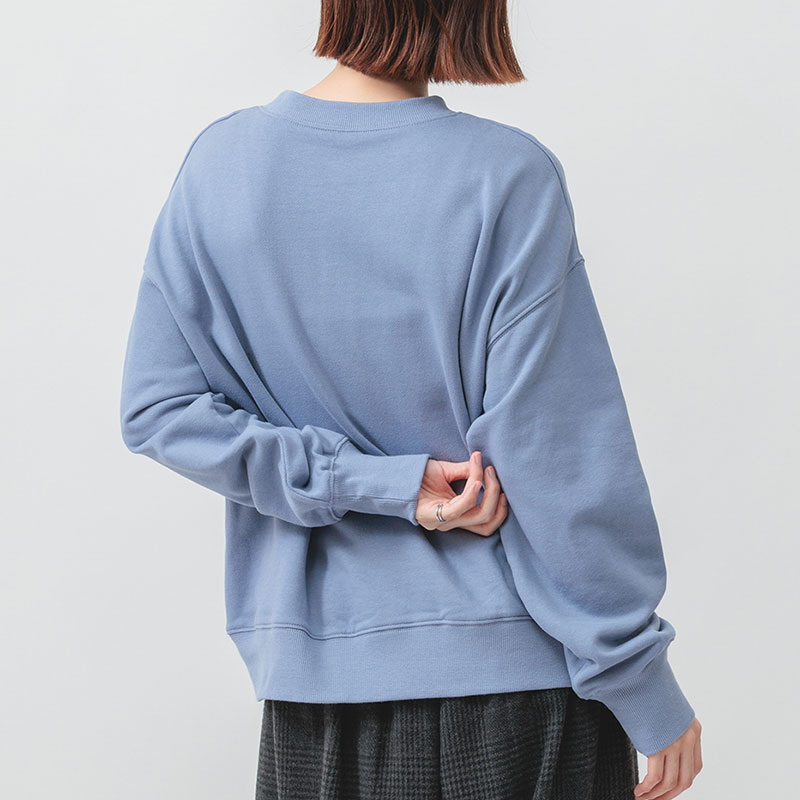 婦人『m.m.o.』裏毛さがら刺しゅうプルオーバー
