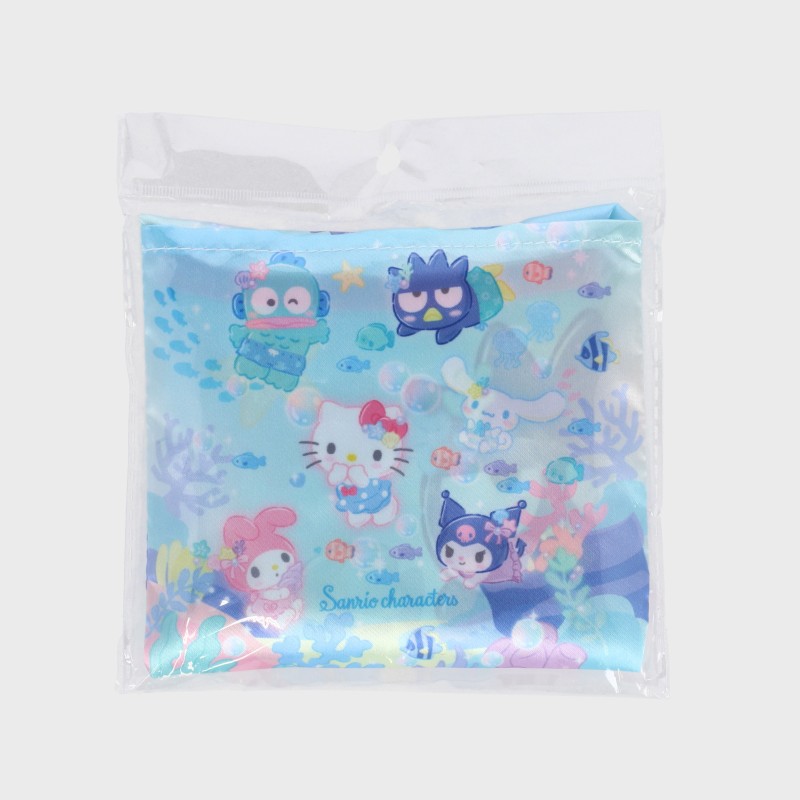 『サンリオ/Sanrio』サンリオキャラクターズ ポーチ付きサテンエコバッグ