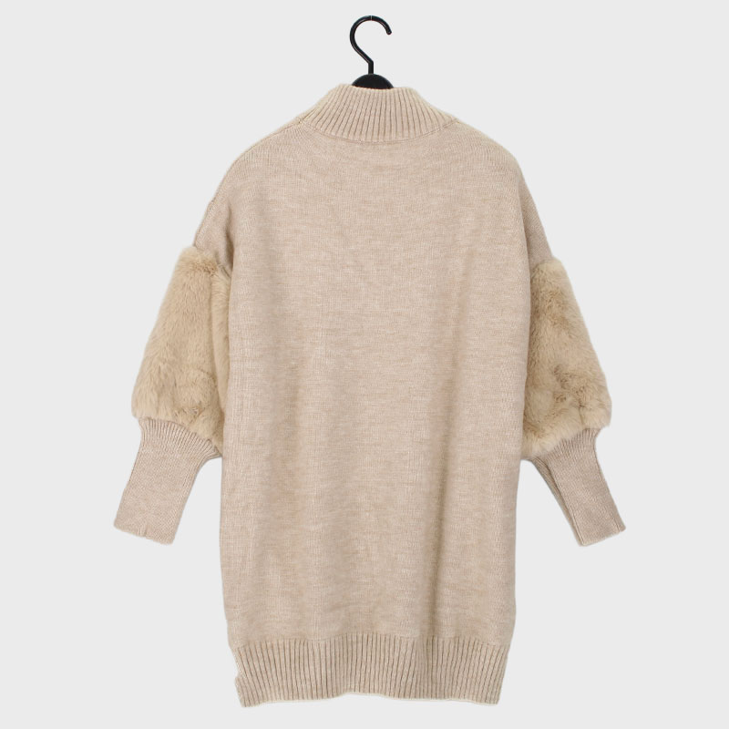 婦人ニット(腕ファー)