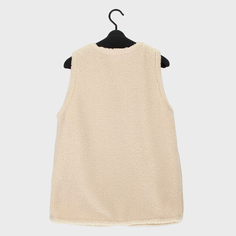 婦人ボアベスト(前開き)