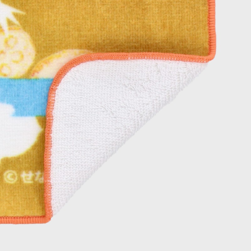 めがねうさぎ『おばけのてんぷら』プリントハンカチ《WEB》
