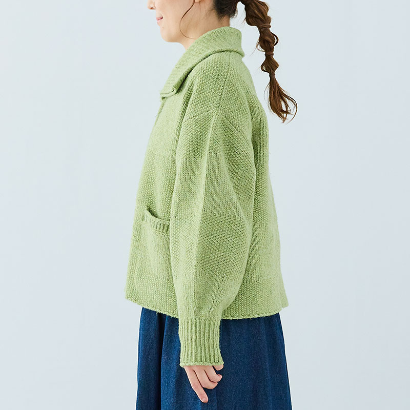 婦人『cloudnine』ニットWジップアップカーディガン