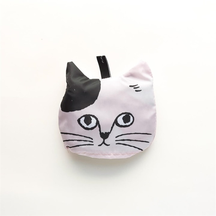 『松尾ミユキ』ポケッタブル エコバッグ Cat