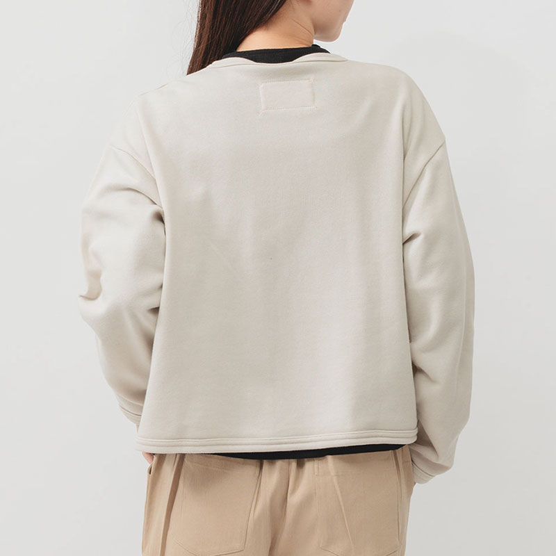 婦人『m.m.o.』比翼ボタンカーディガン