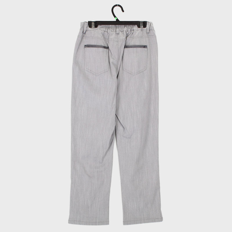 婦人綿ナイロンストレッチストレートパンツ