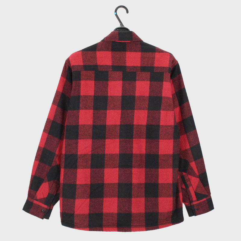 紳士チェック起毛裏ボアCPOシャツ『Toucan Surfing』