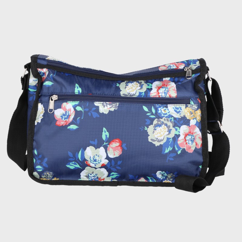 婦人花柄ショルダーバッグ