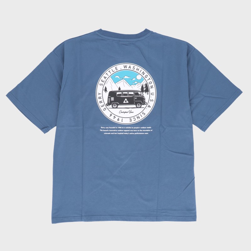 紳士半袖バックプリントTシャツ『GERRY』