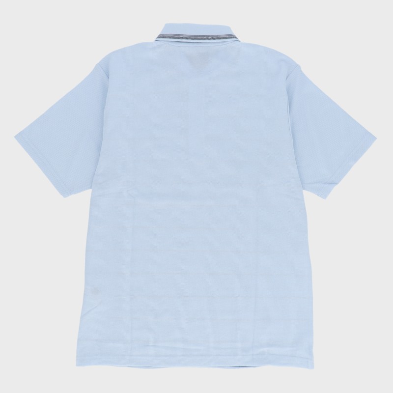 紳士半袖ボーダー柄ポロシャツ『GIANNI VALENTINO』