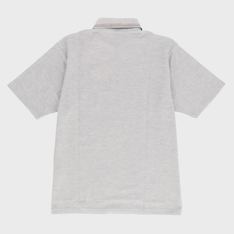 紳士半袖ダイヤ柄ポロシャツ『GIANNI VALENTINO』