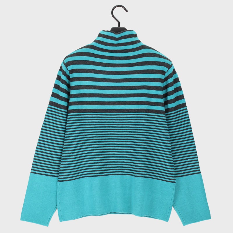 婦人ボーダーニットセーター