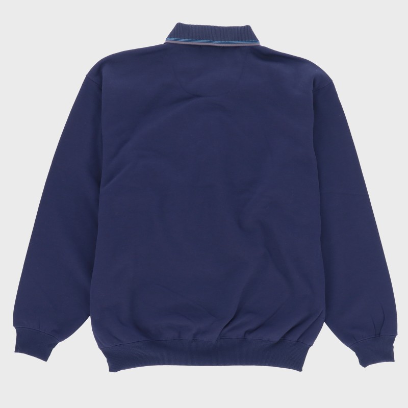 紳士大寸裏起毛前身プリントポロ衿スーツ『NORTH FIELD』