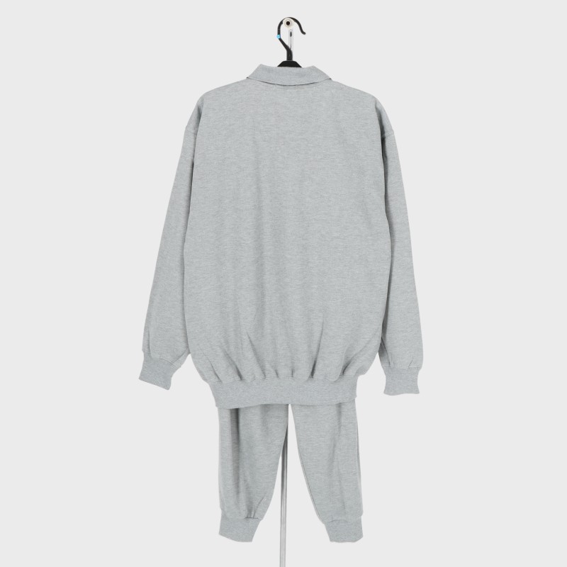 紳士裏起毛無地ポロスーツ