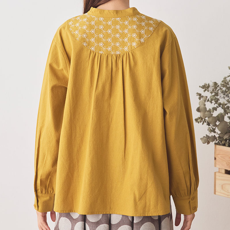 婦人『cloudnine』前開き刺繍ブラウス