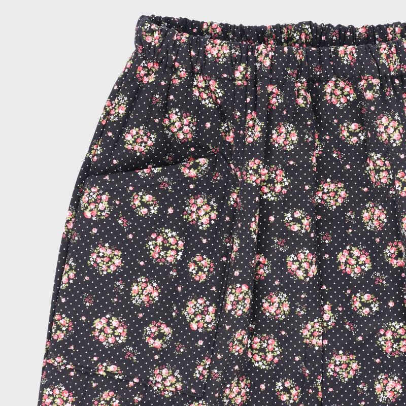 婦人綿プリントキルトパンツ「507」