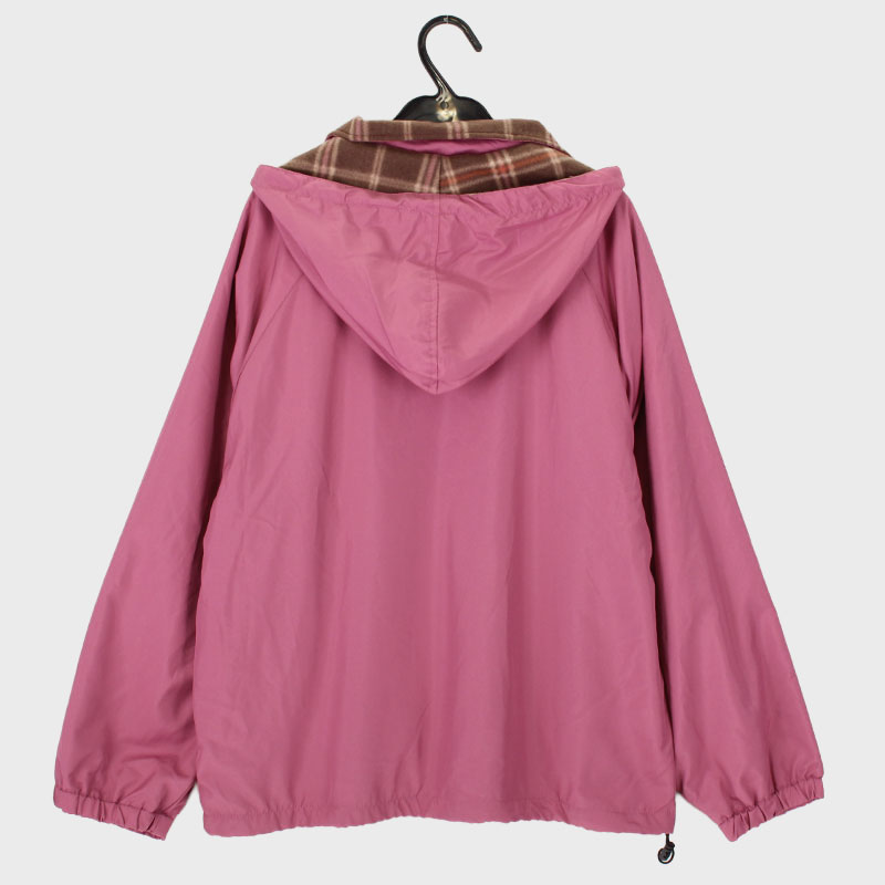 婦人裏フリースフード付きジャンパー 3695