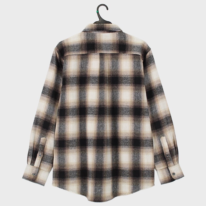紳士ビエラオンブレチェックオーバーシャツ