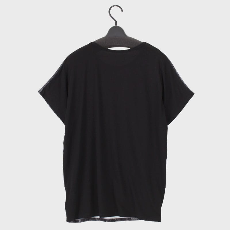 婦人半袖キラキララメTシャツ(カバン)