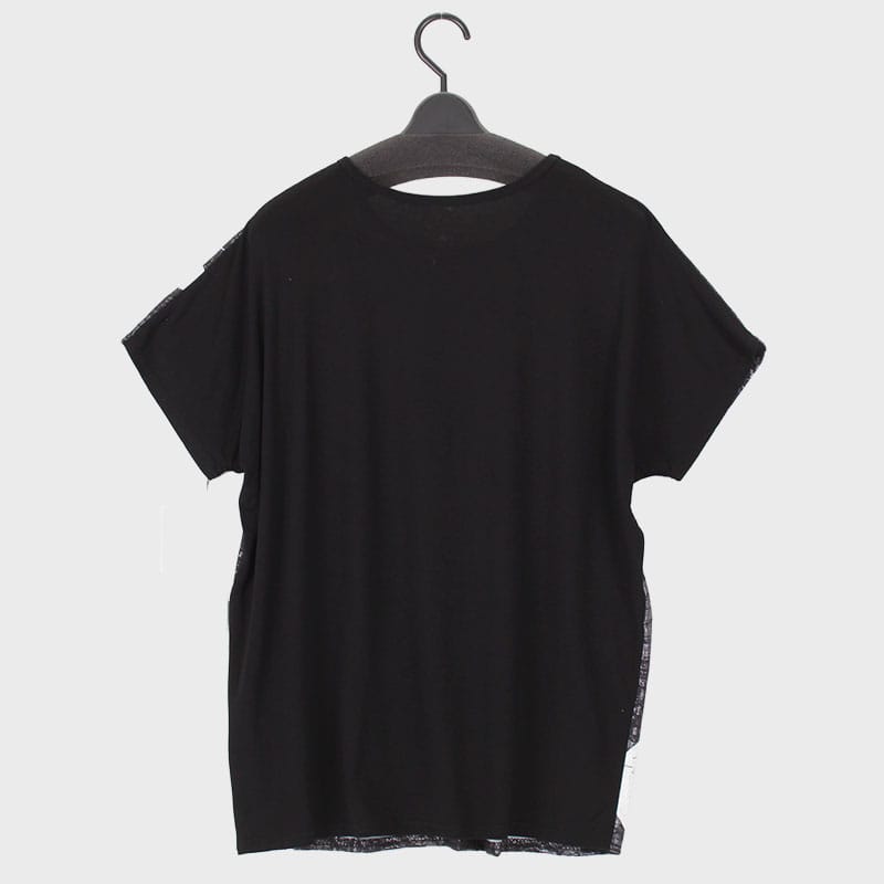 婦人半袖キラキララメTシャツ(水玉)