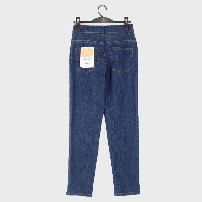 婦人8.5OZ テーパードデニムパンツ