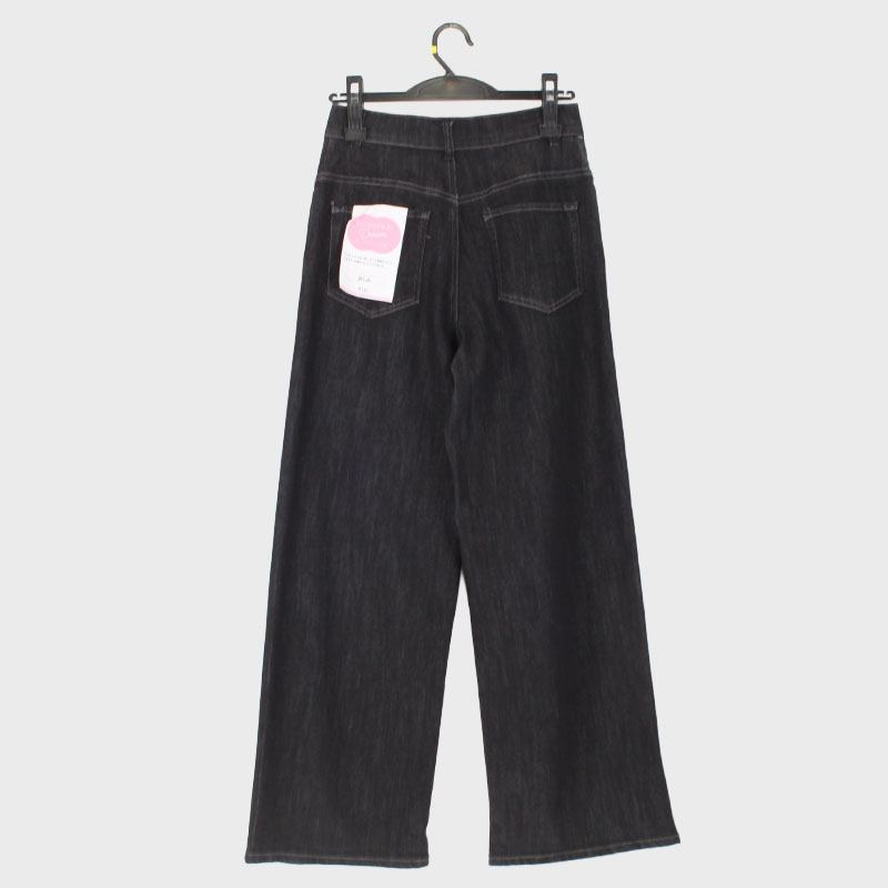 婦人8.5OZ ワイドデニムパンツ