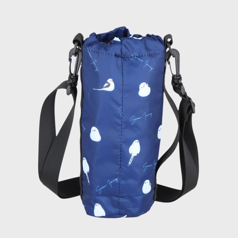 婦人保冷保温シマエナガ柄ペットボトルケース