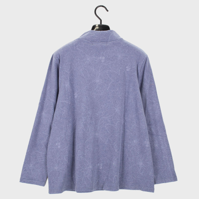 婦人LLサイズHNピーチ起毛カットソー