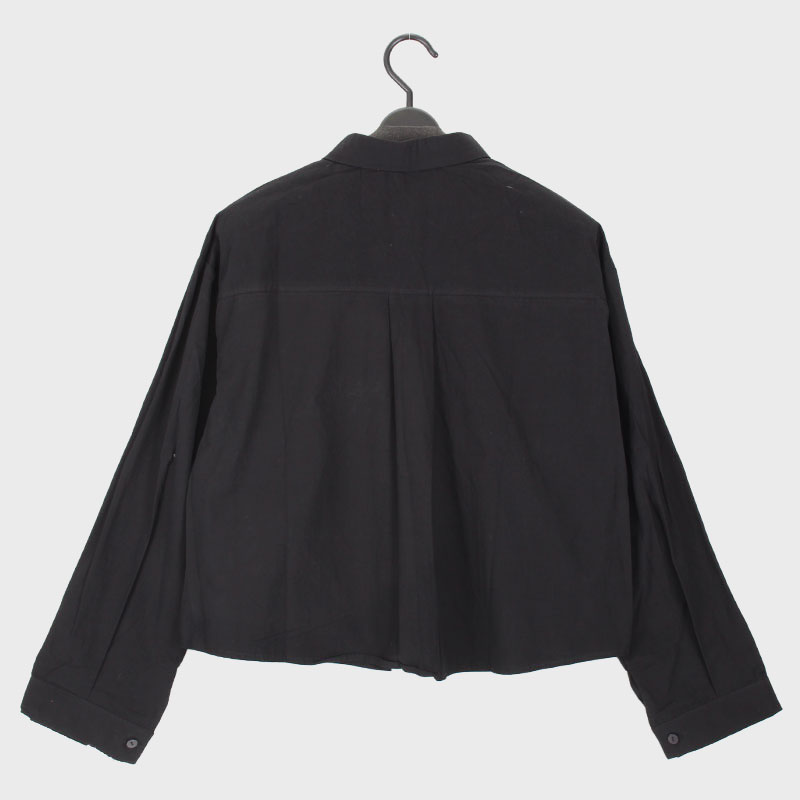 婦人長袖シャツ(ネコアップリケ)