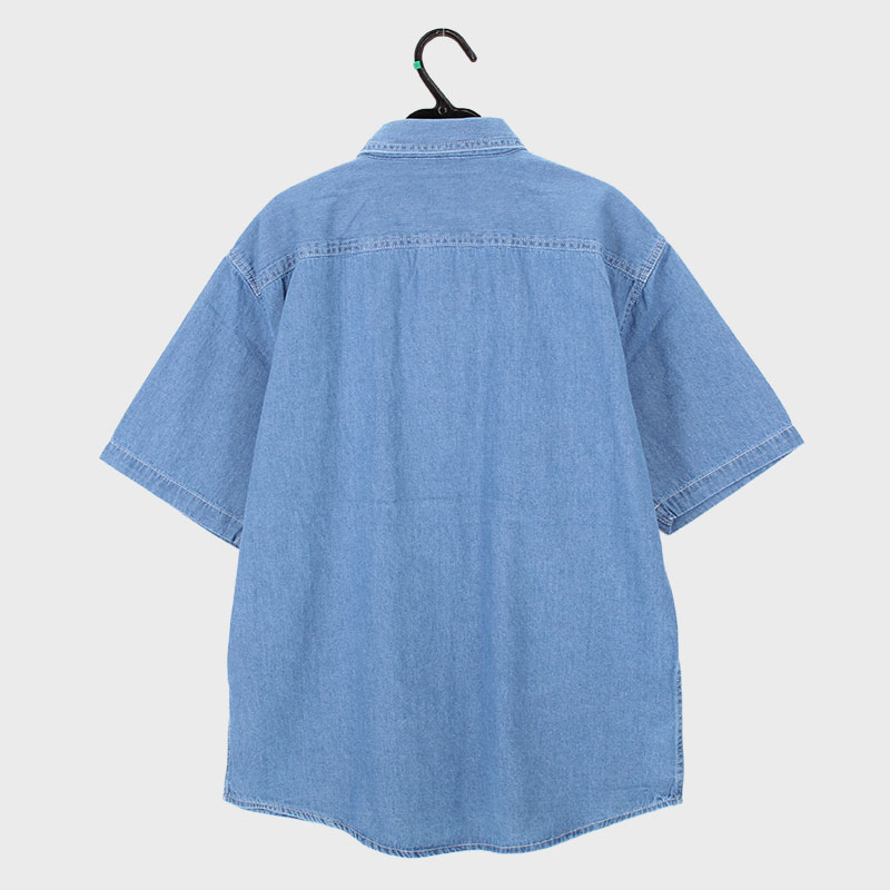 紳士半袖デニムオーバーシャツ『ABITIO』