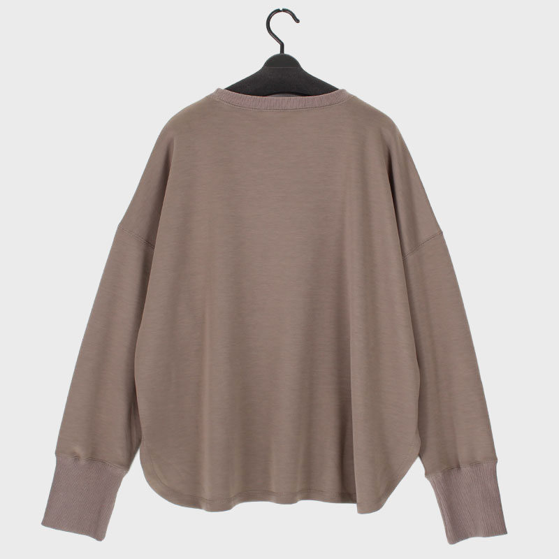 婦人『大西ORIGINAL』大寸ソフトダンボールリブ袖プルオーバー