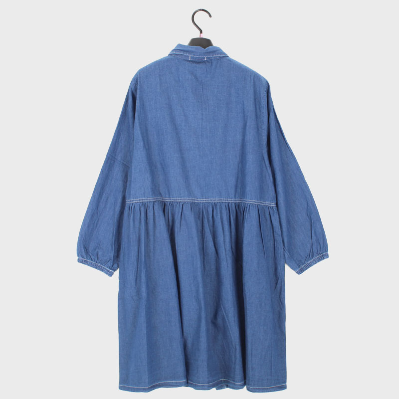 婦人デニムチュニックシャツ(刺しゅう入り)