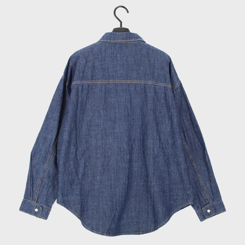 婦人デニムシャツ