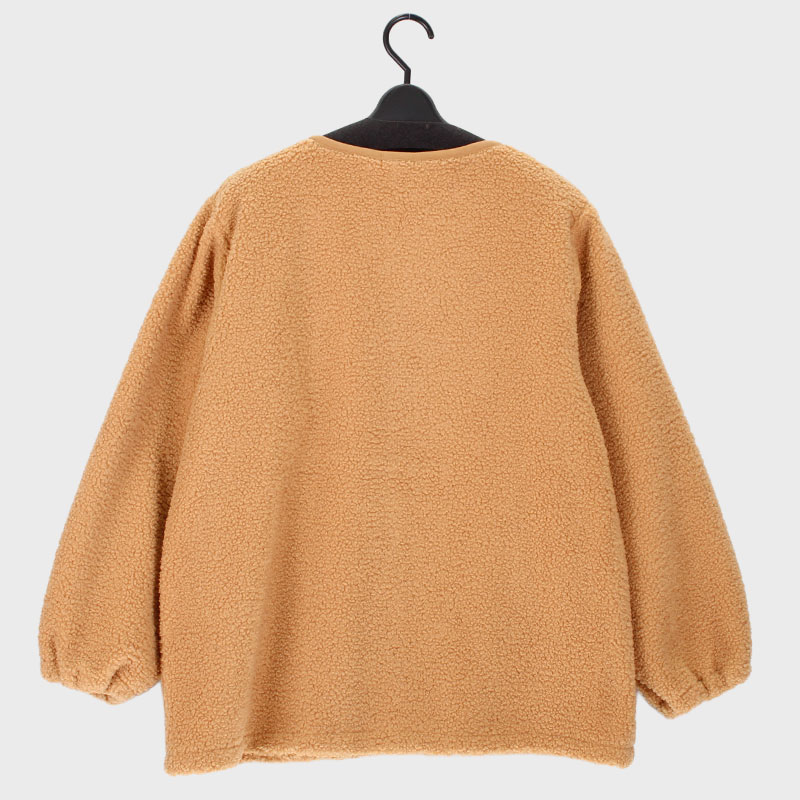 婦人ボアデザインカーディガン