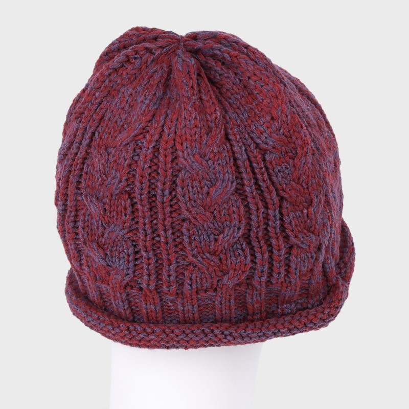 『裏暖』ボタン付きニット帽