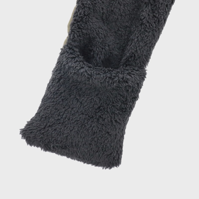 キルティング裏ボア差し込みマフラー