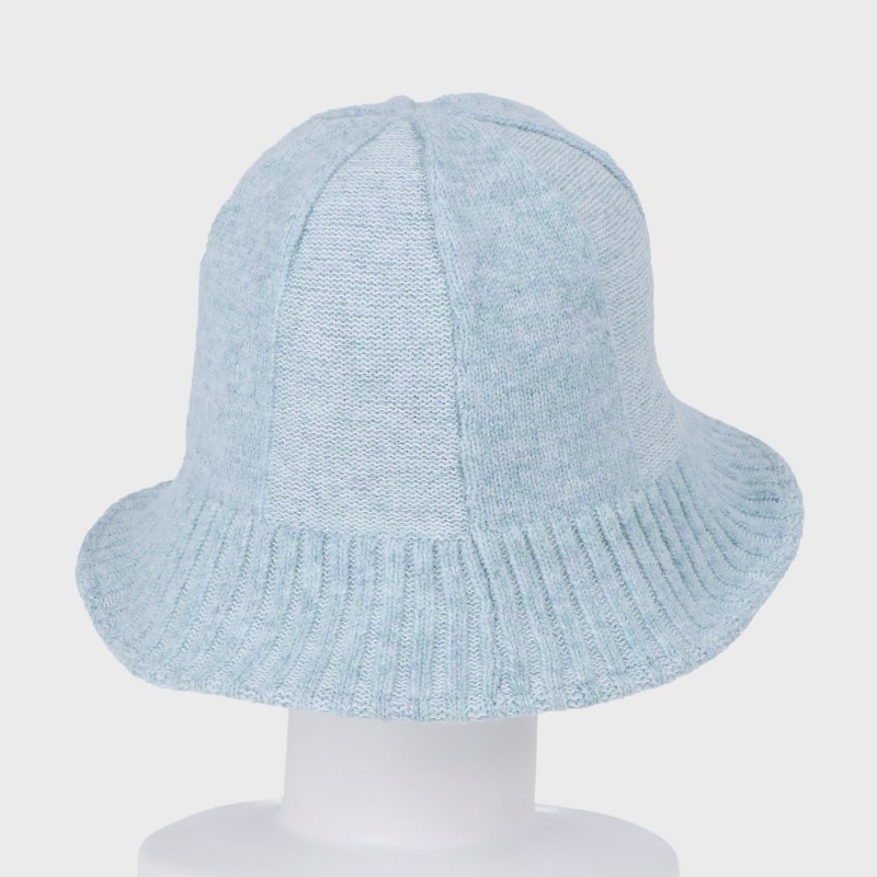 やわらかカラーのメランジサーモハット/再生繊維使用SDGs