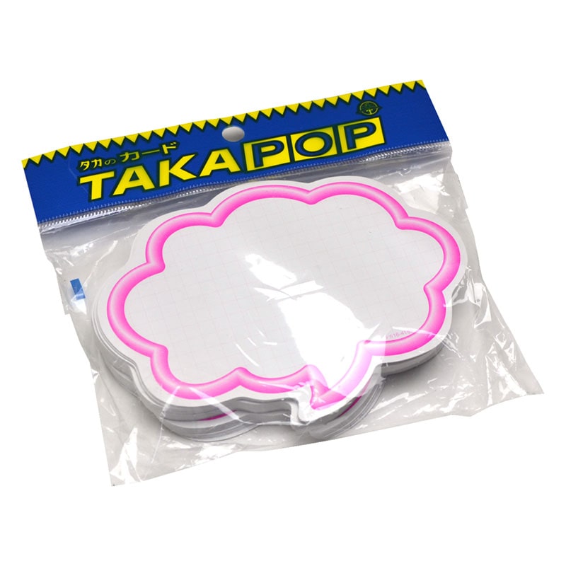 抜型カード 立体枠 吹出し 大《WEB》