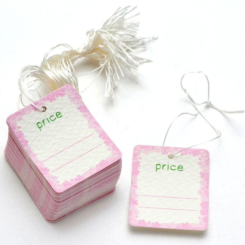 提札 角丸四角型 花枠《WEB》