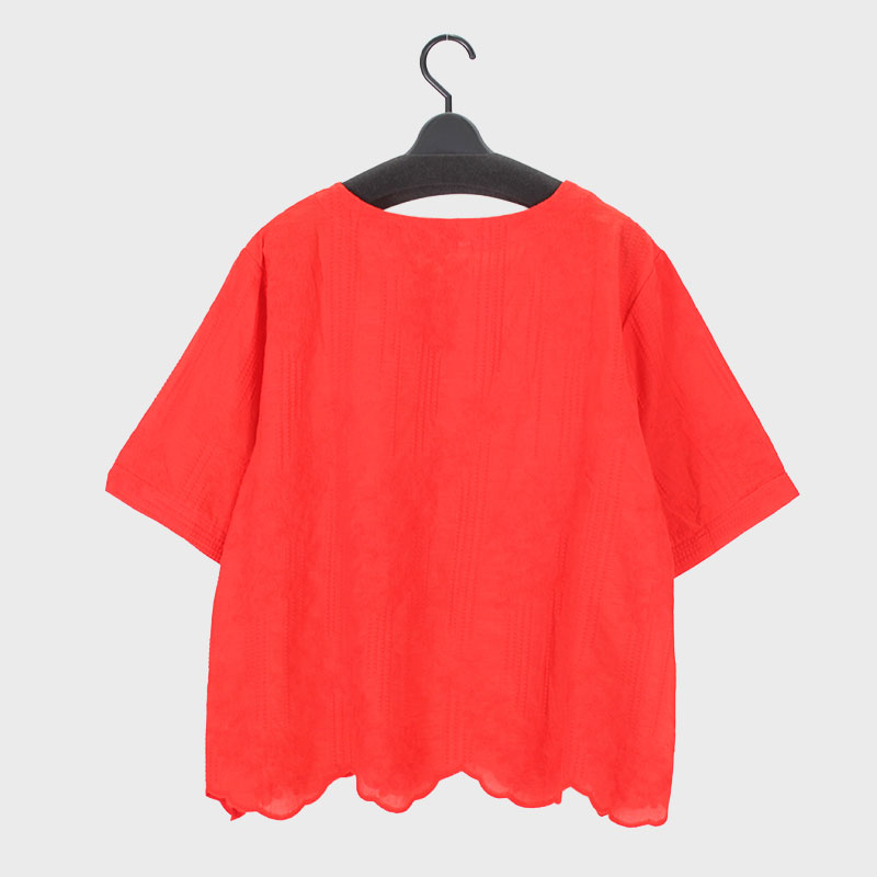 婦人『Khaki Koji』刺しゅうトップス