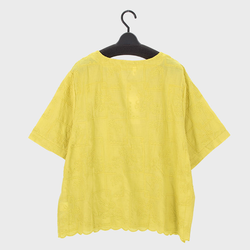 婦人『Khaki Koji』刺しゅうトップス