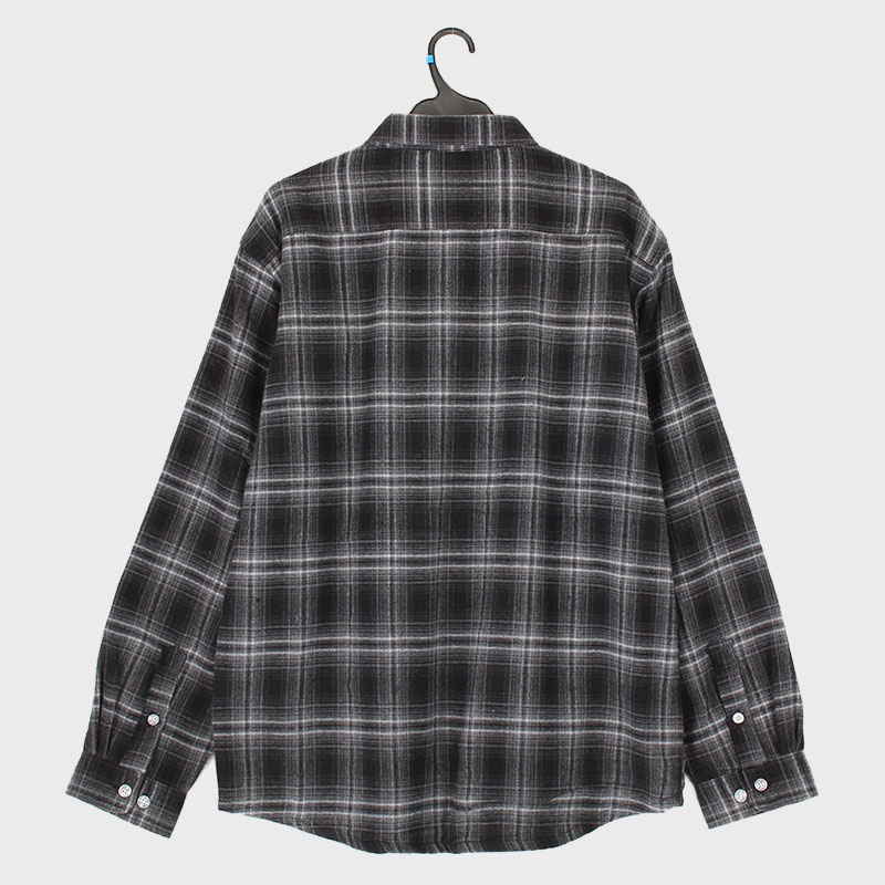 紳士裏ベロアチェックオーバーシャツ『HanGTen』