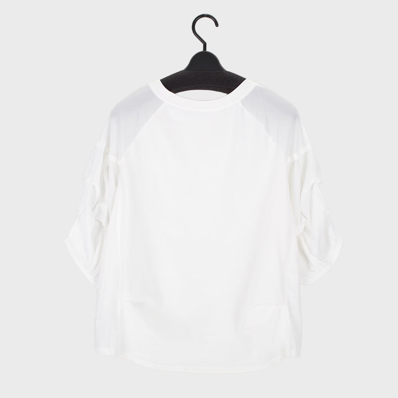 婦人『COCON』ギャザーTシャツ